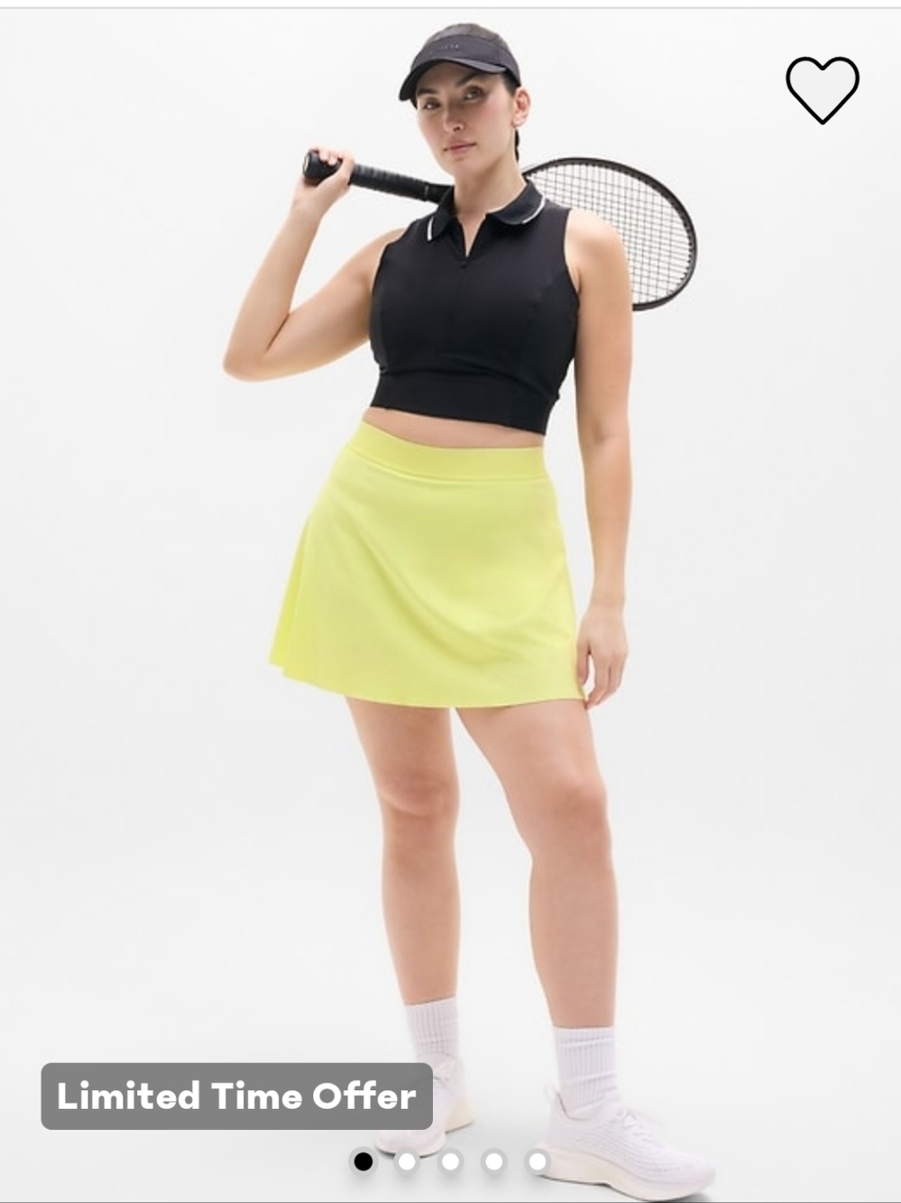 Athleta Neon Yellow Tennis Skirt